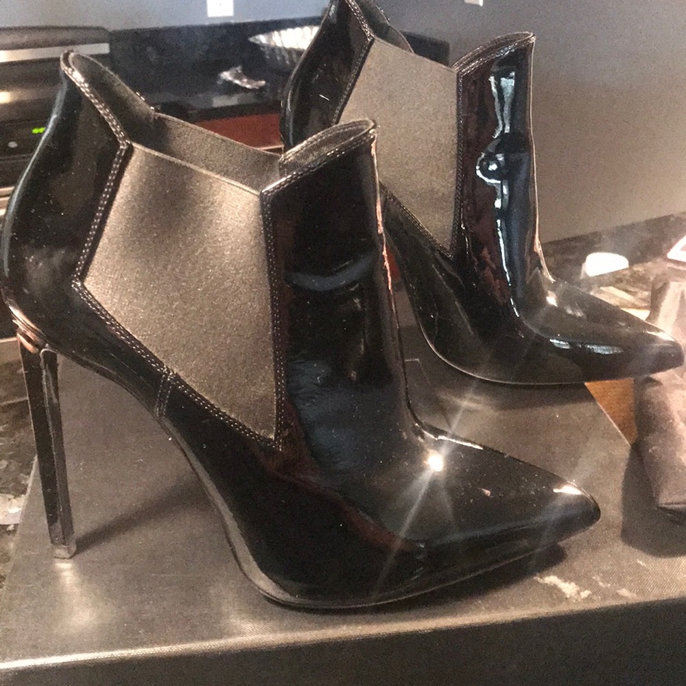 Chelsea Patent booties